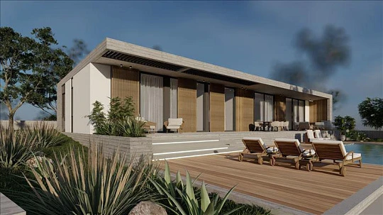 Новый комплекс меблированных вилл с бассейнами, Тала, Кипр