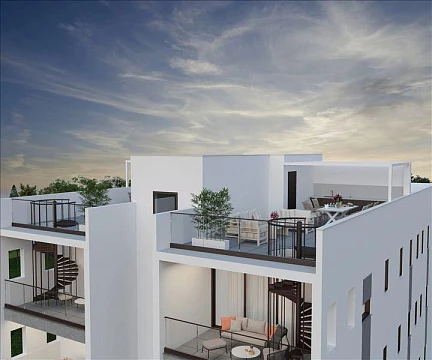 Новая малоэтажная резиденция с парковкой, Ларнака, Кипр