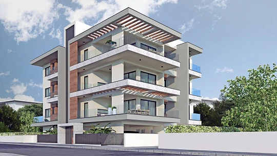 Новая малоэтажная резиденция недалеко от пляжа, Агиос Афанасиос, Кипр