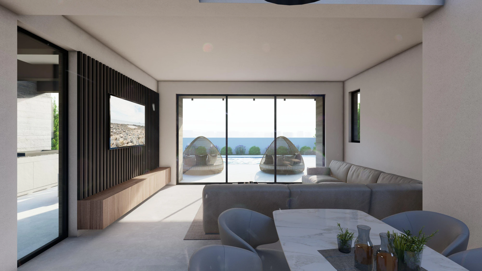 Новый комплекс вилл в 450 метрах от моря, Паралимни, Кипр