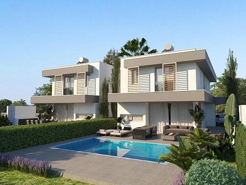 Новый комплекс вилл с садами недалеко от пляжа и туристической зоны, Пила, Кипр