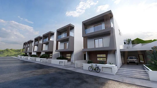 Новый комплекс таунхаусов с парковочными местами, Агиос Афанасиос, Кипр