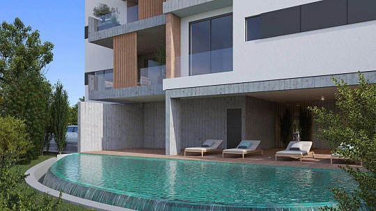 Новая резиденция с бассейном в перспективном районе Лимасола, Кипр