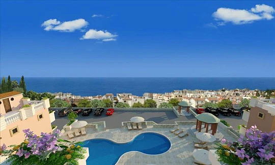 Резиденция премиум класса с бассейнами и садами в самом центре Пафоса, Кипр