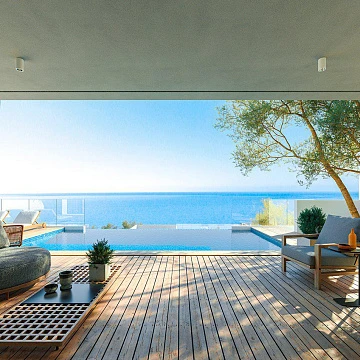 Новая резиденция в 200 метрах от пляжа и в 100 метрах от поля для гольфа, Кисонерга, Кипр